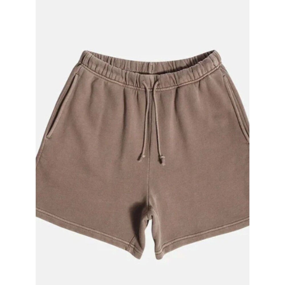 Elwood Clothing Core Sweatshort 100% organic cotton- Vintage Brown size small